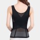 Body Slimming Tummy Control Tank Top Shapewear Bodysuit - Black image