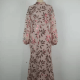 Luxury Mermaid Sequined Puff Sleeve Women Party Dress - Pink image