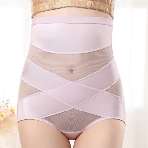  Body Shaping High Waist Hip Enhancer Panty Shapewear - Pink