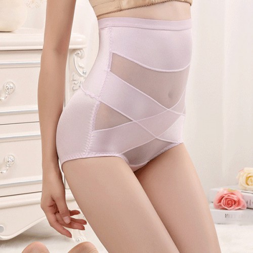  Body Shaping High Waist Hip Enhancer Panty Shapewear - Pink image