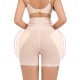 Women's High Waist Sponge Pad Body Shaping Underwear - Cream image