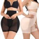 Women's High Waist Sponge Pad Body Shaping Underwear - Cream image