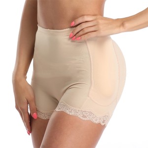 Elastic Butt Lifter Padded Hip Enhancer Women Shapewear - Cream