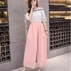 Airy Pink Chiffon Skirt with Elegant Drape