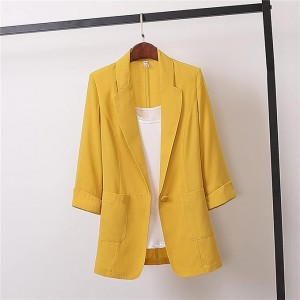Classic Yellow Blazer With a Modern Casual Twist
