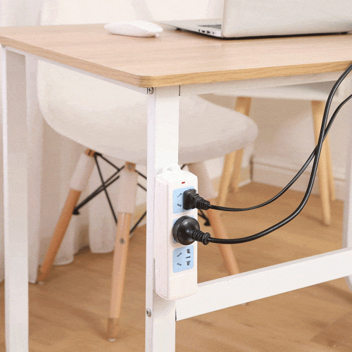 Adhesive Punch-free Socket Holder Set - Keep cords and devices organized effortlessly with this durable and easy-to-install set image