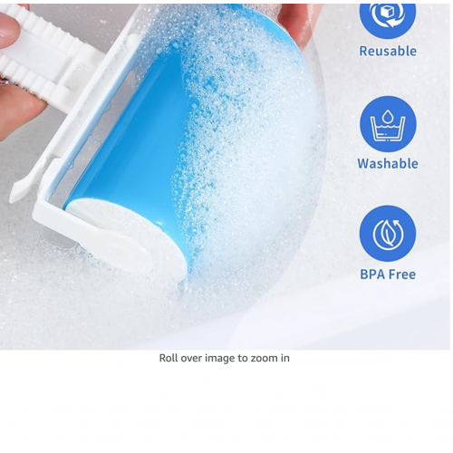 Reusable Gel Lint Roller - Effortless and Eco-Friendly Lint and Pet Hair Removal image