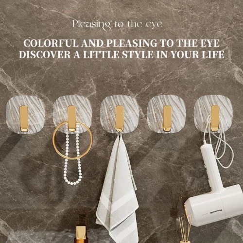 High-Value Platinum Hooks - Set of 5 Pcs for Stylish and Durable Hanging image