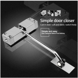 Stainless Steel Adjustable Automatic Strength Spring Door Closer