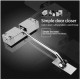 Stainless Steel Adjustable Automatic Door Closer - Convenient and Secure Door Closing Solution