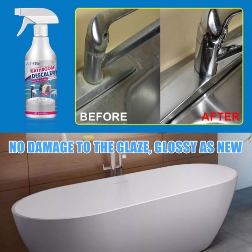 Powerful Bathroom Descaler Foam Cleaner Spray - Eliminates Stubborn Stains and Limescale