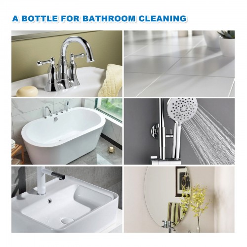 Powerful Bathroom Descaler Foam Cleaner Spray - Eliminates Stubborn Stains and Limescale