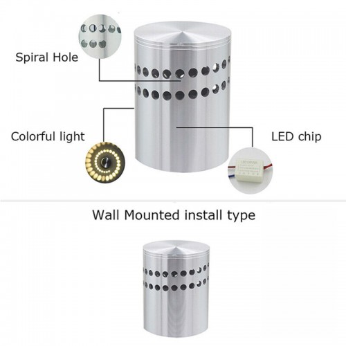 Colorful Wall Spiral Lamp Electric - A mesmerizing blend of vibrant colors and artistic design, illuminating your space with style