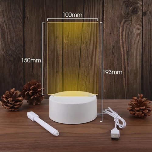 Decorative Note Board Creative LED Night Light image