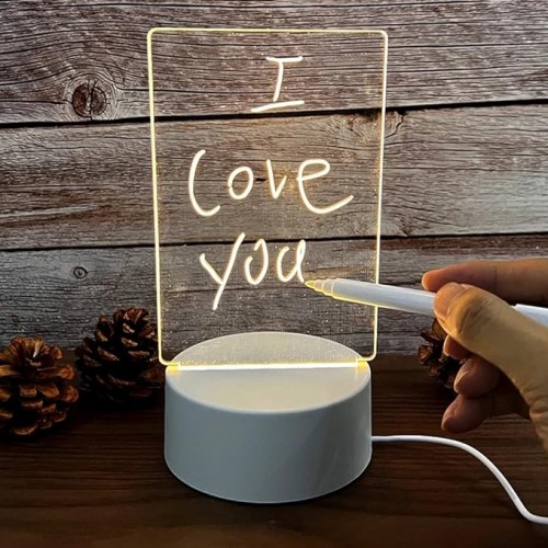 Decorative Note Board Creative LED Night Light image