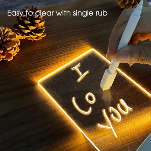 Decorative Note Board Creative LED Night Light image