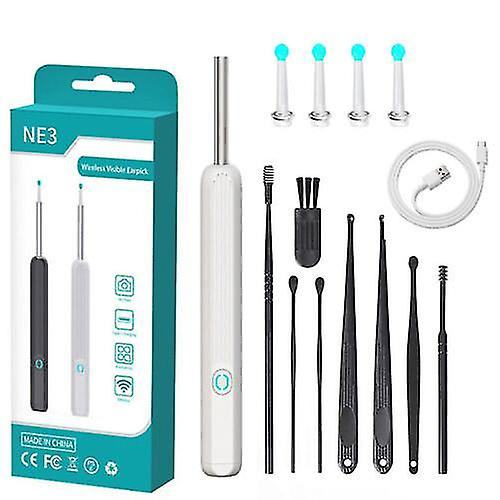 NE3pro Otoscope - 1080P HD Video, Elimination Spoon, High-Resolution Load Otoscope. image