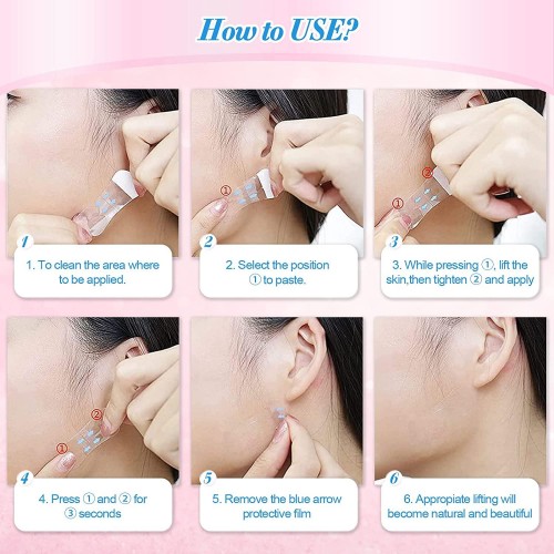 Invisible Face Lifter Tape - Lift and Sculpt Your Face Naturally image