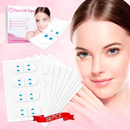 Invisible Face Lifter Tape - Lift and Sculpt Your Face Naturally image