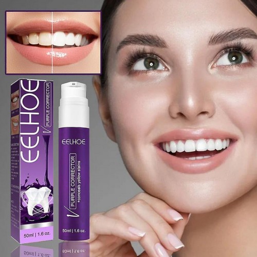 Purple Toothpaste Teeth Color Corrector - Brighten and Correct Tooth Discoloration image