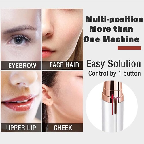 Painless Eyebrows Hair Remover Epilator - Gentle and Efficient Brow Hair Removal image