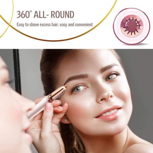 Painless Eyebrows Hair Remover Epilator - Gentle and Efficient Brow Hair Removal image
