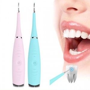 Ultrasonic Tooth Cleaner Tartar Remover - 5-Speed Rechargeable Dental Care