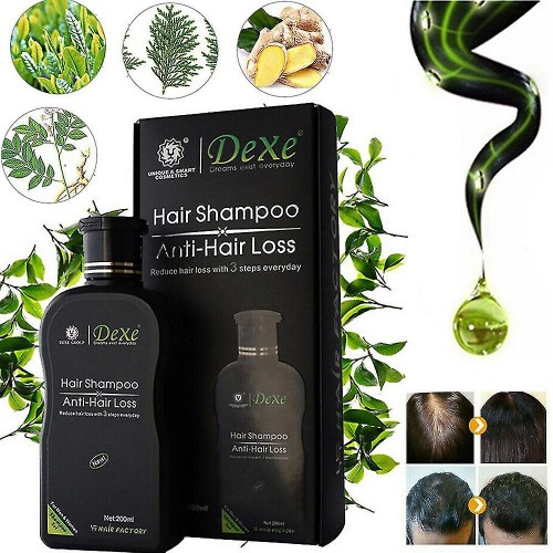 Dexe Herbal Anti Hair Loss Growth Unisex Shampoo - 200ml image