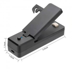 2 IN 1 USB Chargeable Mini Bag Sealer Heat Sealers With Cutter Knife