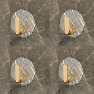 High-Value Platinum Hooks - Set of 5 Pcs for Stylish and Durable Hanging