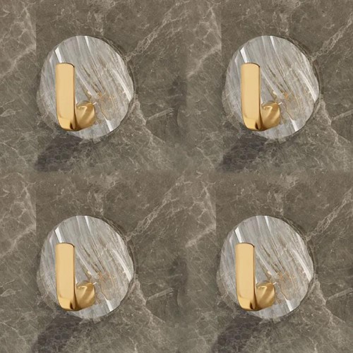 High-Value Platinum Hooks - Set of 5 Pcs for Stylish and Durable Hanging image