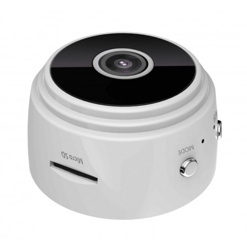 WiFi 1080P HD Wireless Mini IP Camera IR Night Vision Micro Camera - White image