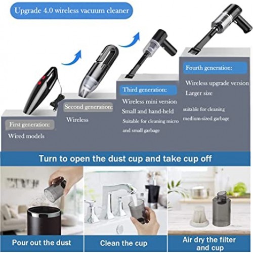 Mini Wireless Rechargeable Vacuum Cleaner image