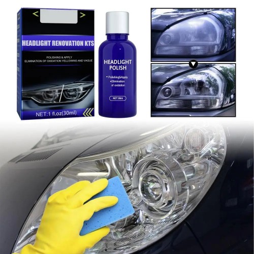Quick Clean Headlight Polishing Lens Restoration Kit image