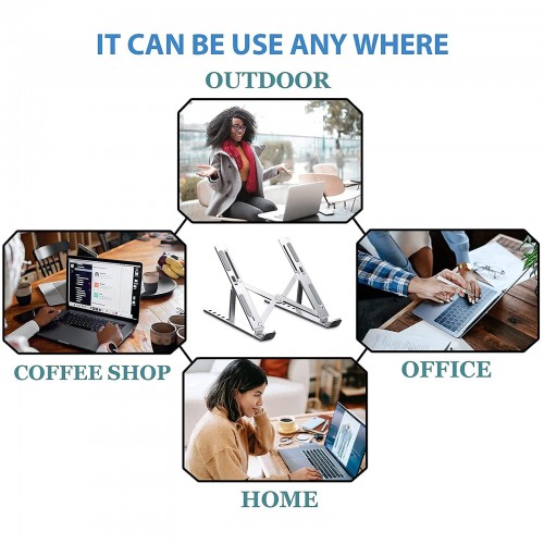 Laptop Stand Folding Storage Bracket image