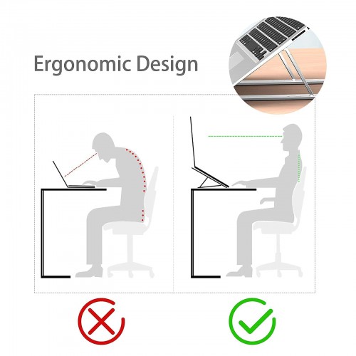 Laptop Stand Folding Storage Bracket image