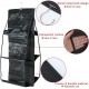 Alt: Double-Sided Six-Layer Hanging Storage Bag in use, optimizing closet space
