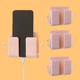 Self Adhesive Wall Mount Multifunctional Phone Holder - Set of 4 Pieces