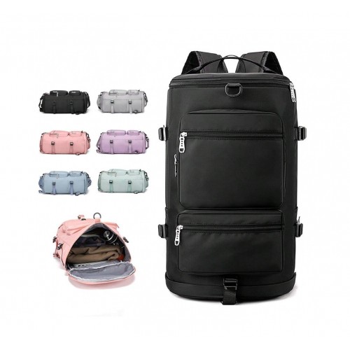 Cymwer Travel Duffels Durable Nylon Business Backpack Lightweight - Black image