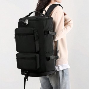Cymwer Travel Duffels Durable Nylon Business Backpack Lightweight - Black
