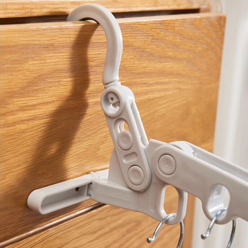 5-in-1 Folding Clothes Hanger - Multi-functional, Portable &amp Clothing Stores image