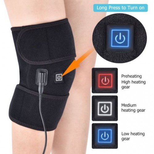 Electric Knee Heating Pad 3 Adjustable Heat-settings image
