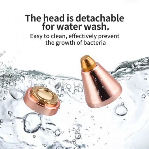 2 In 1 Rechargeable Eyebrow Trimmer &amp Facial Hair Removal image