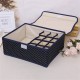 Underwear & Sock Storage Boxes with Lids - Black image