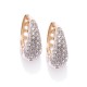 Zircons Engraved Hearts Tassel Long Earring Gifts For Women Gold image