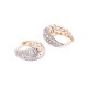 Zircons Engraved Hearts Tassel Long Earring Gifts For Women Gold image