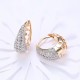 Zircons Engraved Hearts Tassel Long Earring Gifts For Women Gold image