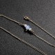 Dainty Citrine Gemstone Anklet image