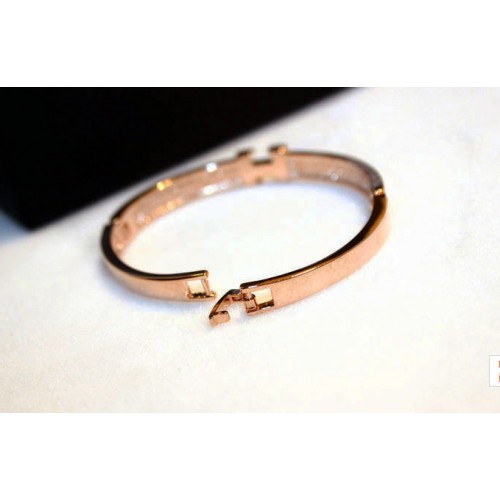 Women Gold Plated with Letter H Diamonds Crystals Bracelet |image