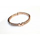 Women Gold Plated with Letter H Diamonds Crystals Bracelet |image